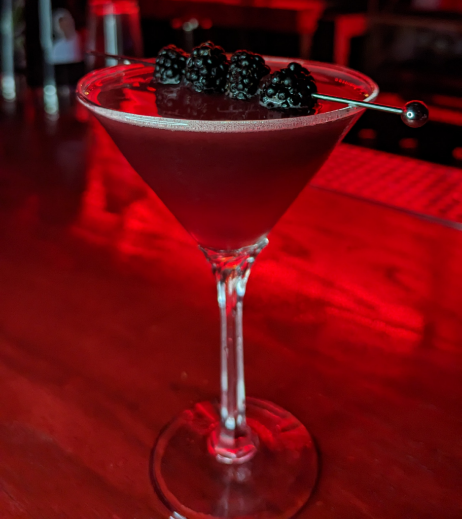 Blackberry Lemon Drop Martini