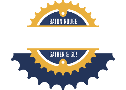 The logo for pedal pub gatherer & go features a stylish cocktail theme.